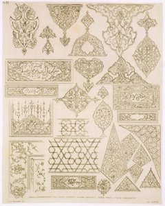 Details of Ornamentation for Arms, Borders, Manuscripts etc., from 